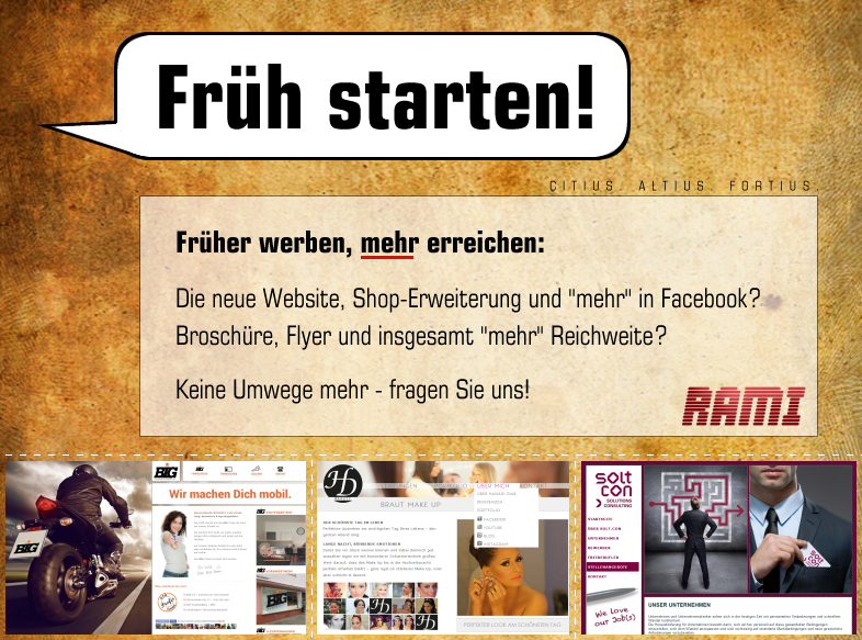 Mehr Kunden. Mehr Aufträge. Rami Marketing.